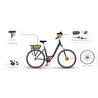 Zestaw EcoBike 250W na przód (bagażnikowy)