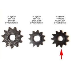 Zębatka 11T do silników model 1016