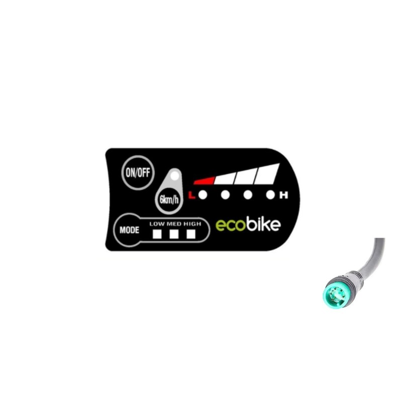 Display LED 36V EcoBike 6km/h